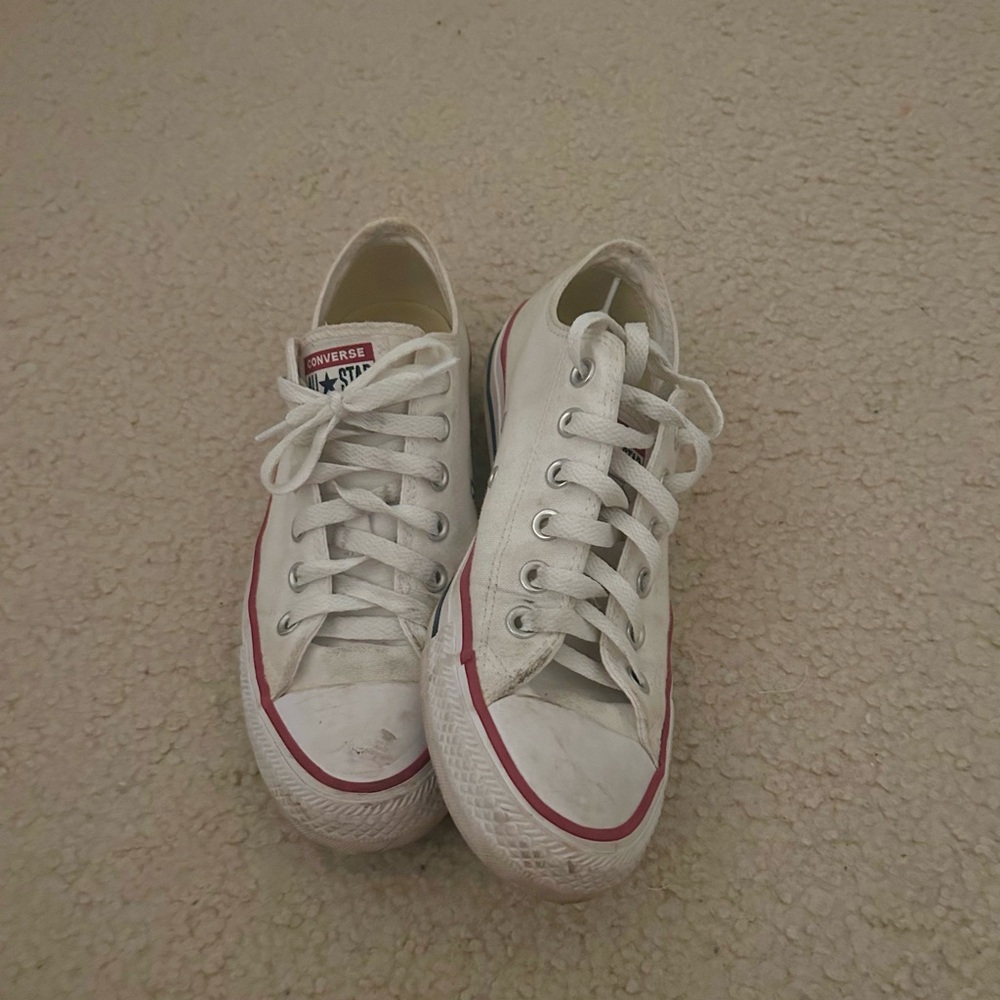 Converse White Low-Top Sneakers